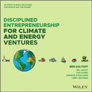 Book cover for Disciplined Entrepreneurship for Climate and Energy Ventures