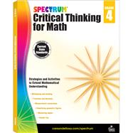 Book cover for Spectrum Critical Thinking for Math, Grade 4