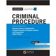 Book cover for Criminal Procedure, Keyed to Dressler, Thomas, and Medwed, Eighth Edition