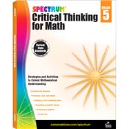 Book cover for Spectrum Critical Thinking for Math, Grade 5
