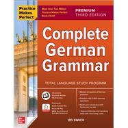Book cover for Practice Makes Perfect: Complete German Grammar, Premium Third Edition
