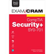 Book cover for CompTIA Security+ SY0-701 Exam Cram