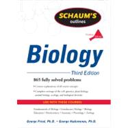 Book cover for Schaum's Outline of Biology, Third Edition