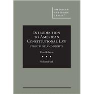Book cover for Introduction to American Constitutional Law(American Casebook Series)