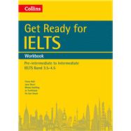 Book cover for Collins English for IELTS – Get Ready for IELTS: Workbook IELTS 4+ (A2+)