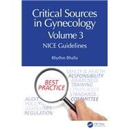 Book cover for Critical Sources in Gynecology, Volume 3