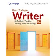 Book cover for The College Writer: A Guide to Thinking, Writing, and Researching