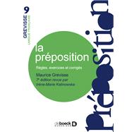 Book cover for La préposition : Règles exercices corrigés
