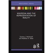 Book cover for Wikipedia and the Representation of Reality