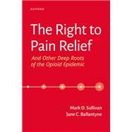 Book cover for The Right to Pain Relief and Other Deep Roots of the Opioid Epidemic