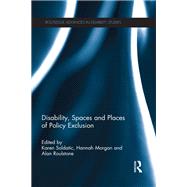 Book cover for Disability, Spaces and Places of Policy Exclusion