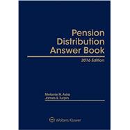 Book cover for Pension Distribution Answer Book 2016