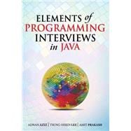 Book cover for Elements of Programming Interviews in Java
