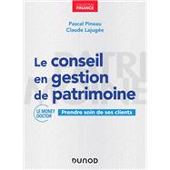 Book cover for Le conseil en gestion de patrimoine