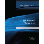 Book cover for Bridge to Practice: Legal Research Simulations