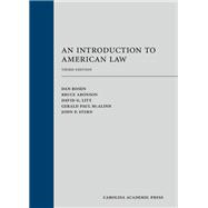 Book cover for An Introduction to American Law (Paperback)