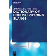 Book cover for A Dictionary of English Rhyming Slangs