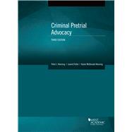 Book cover for Criminal Pretrial Advocacy(Coursebook)