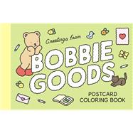 Book cover for Bobbie Goods Postcard Coloring Book 20 Postcards