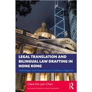 Book cover for Legal Translation and Bilingual Law Drafting in Hong Kong