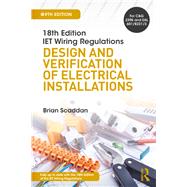 Book cover for 18th Edition IET Wiring Regulations: Design and Verification of Electrical Installations, 9th ed