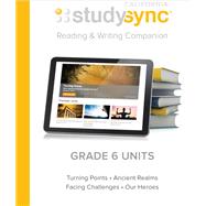 Book cover for StudySync Grade 6 California, Reading & Writing Companion for ELA/ELD Units 1-4 (1 book)
