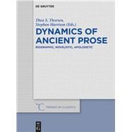 Book cover for Dynamics of Ancient Prose