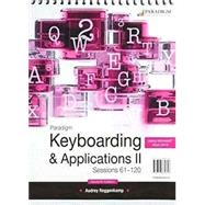 Book cover for Keyboarding & Applications II, Sessions 61-120 using Microsoft Word 2019