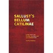 Book cover for Sallusts Bellum Catilinae: Latin Text with Facing Vocabulary and Commentary