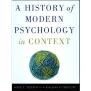 Book cover for A History of Modern Psychology in Context
