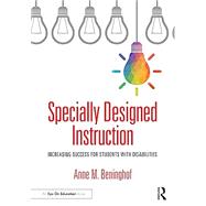 Book cover for SPECIALLY DESIGNED INSTRUCTION