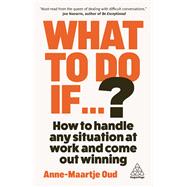 Book cover for What To Do If...?