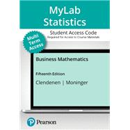 Book cover for MyLab Math with Pearson eText (up to 24 months) Access Code for Business Mathematics