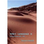 Book cover for Time’s Language II Selected Poems (2019-2023)