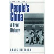 Book cover for People's China A Brief History