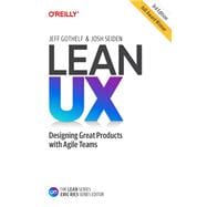 Book cover for Lean UX
