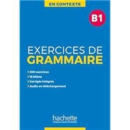 Book cover for En Contexte: Exercices de grammaire B1 + audio MP3 + corriges
