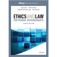 Book cover for Ethics and Law for School Psychologists, 8th Edition [Rental Edition]