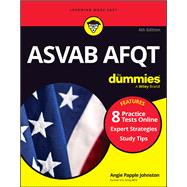 Book cover for ASVAB AFQT For Dummies Book + 8 Practice Tests Online