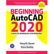 Book cover for Beginning AutoCAD 2020 Exercise