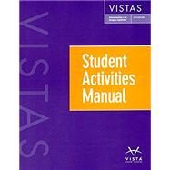 Book cover for Vistas 5e Student Activities Manual