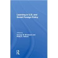Book cover for Learning in U.s. and Soviet Foreign Policy