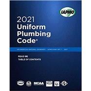 Book cover for 2021 Uniform Plumbing Code with Tabs