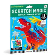Book cover for Mighty Dinosaurs Scratch Magic: Scratch & Sparkle Art Kit