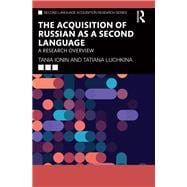 Book cover for The Acquisition of Russian as a Second Language