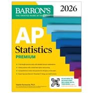 Book cover for AP Statistics Premium, 2026: Prep Book with 9 Practice Tests + Comprehensive Review + Online Practice