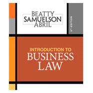 Book cover for Bundle: Introduction to Business Law, Loose-leaf Version, 6th + MindTap Business Law, 1 term (6 months) Printed Access Card