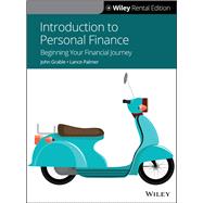 Book cover for Introduction to Personal Finance: Beginning Your Financial Journey, 1st Edition [Rental Edition]