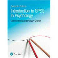 Book cover for Introduction to SPSS in Psychology