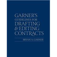 Book cover for Guidelines for Drafting and Editing Contracts